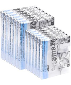 Amazon Basics Roll-Up Travel Storage Bags, 12 Packs of 6 (Small & Medium), Multiple, Clear