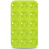 BOXOB Silicone Suction Cup Phone Holders, Double Sided Suction Cup Case Multipurpose Rectangle Phone Charm Suction Mount for Car Mini Suction Cup Mat for Mobile Power Mobile Phones Accessories(Green)