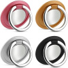 Sibba 4 Pack Cell Phone Ring Holder for Magnetic Car Mount 360 Degree Rotation Adjustable Kickstand Metal Ring Grip Finger Ring Cellphone Stand Loop Universal Compatible Various Smartphones Phone Case