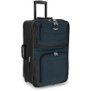Travel Select Amsterdam Expandable Rolling Upright Luggage, Navy, Checked-Medium 25-Inch