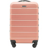 Travelers Club Harper Luggage, Rose Gold, 20-Inch Carry-On