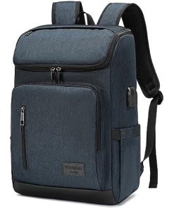 YALUNDISI Laptop Backpacks Travel Backpack Carry On Backpack Casual Daypack with USB Charging Port for Men Women Blue